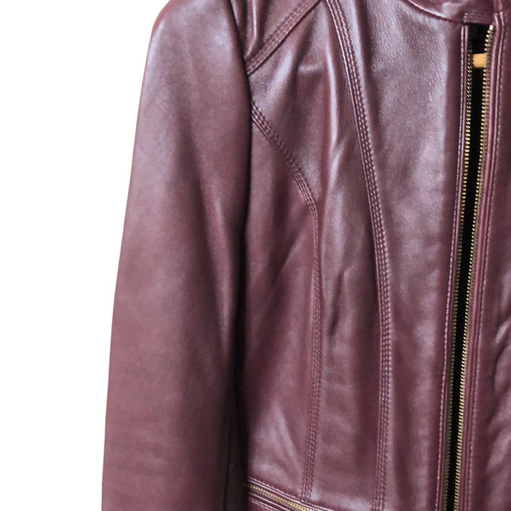 Michael Kors Never Worn Leather Moto Jacket